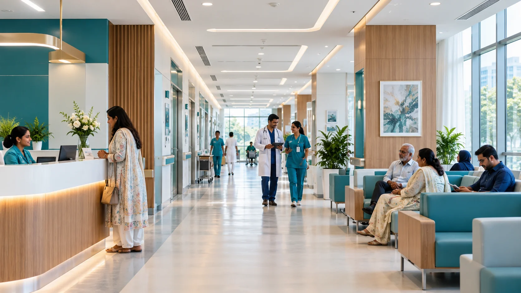 Hospital interior infrastructure concept