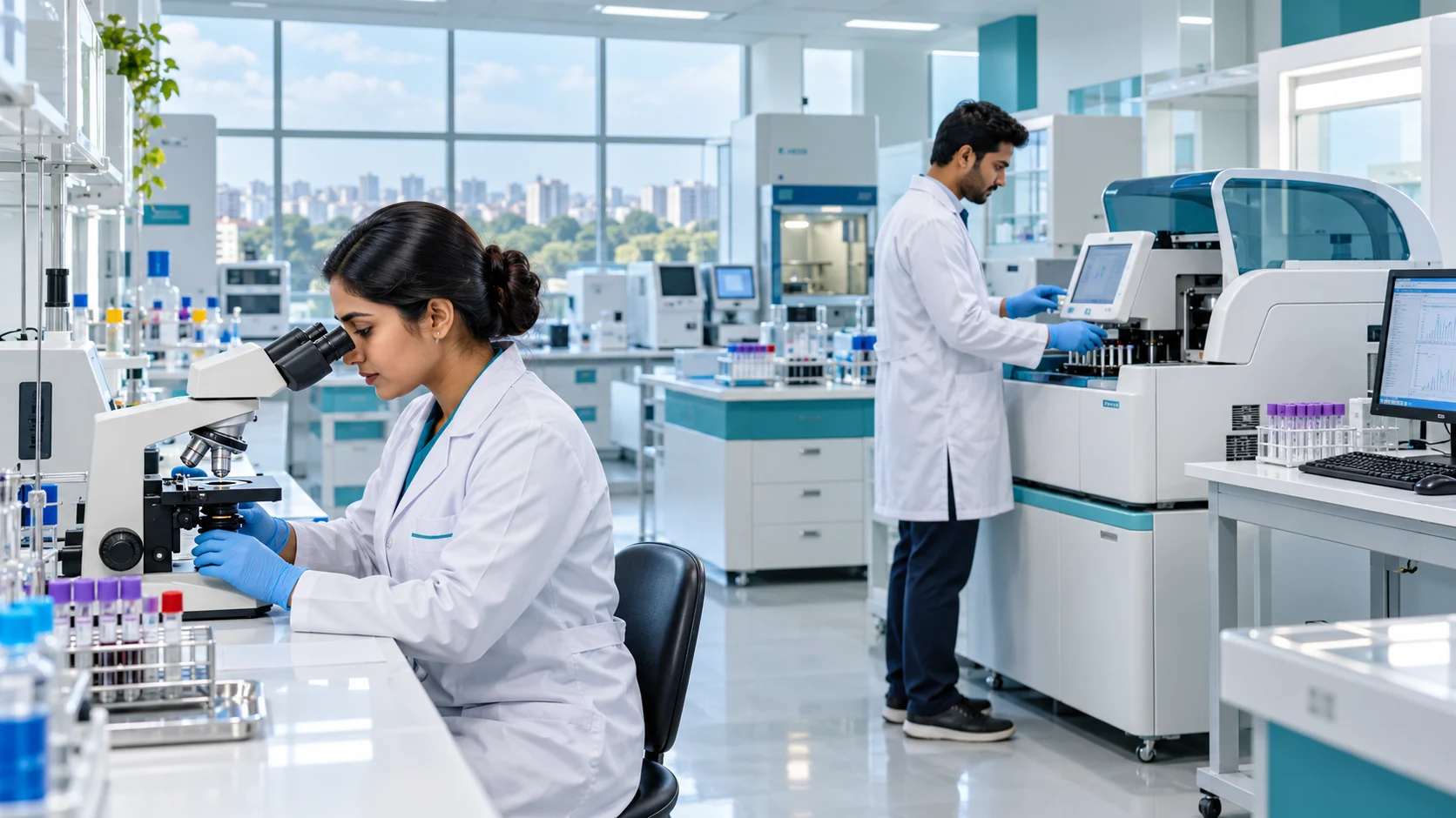 Clinical laboratory concept